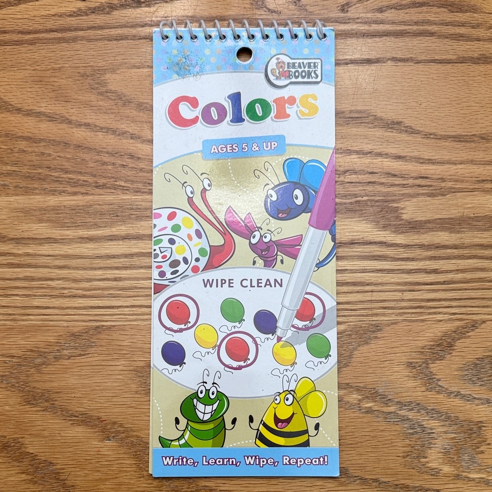 Wipe Clean Learning Books Set - Colors, Alphabet, Numbers, Shapes - Picture 2 of 13